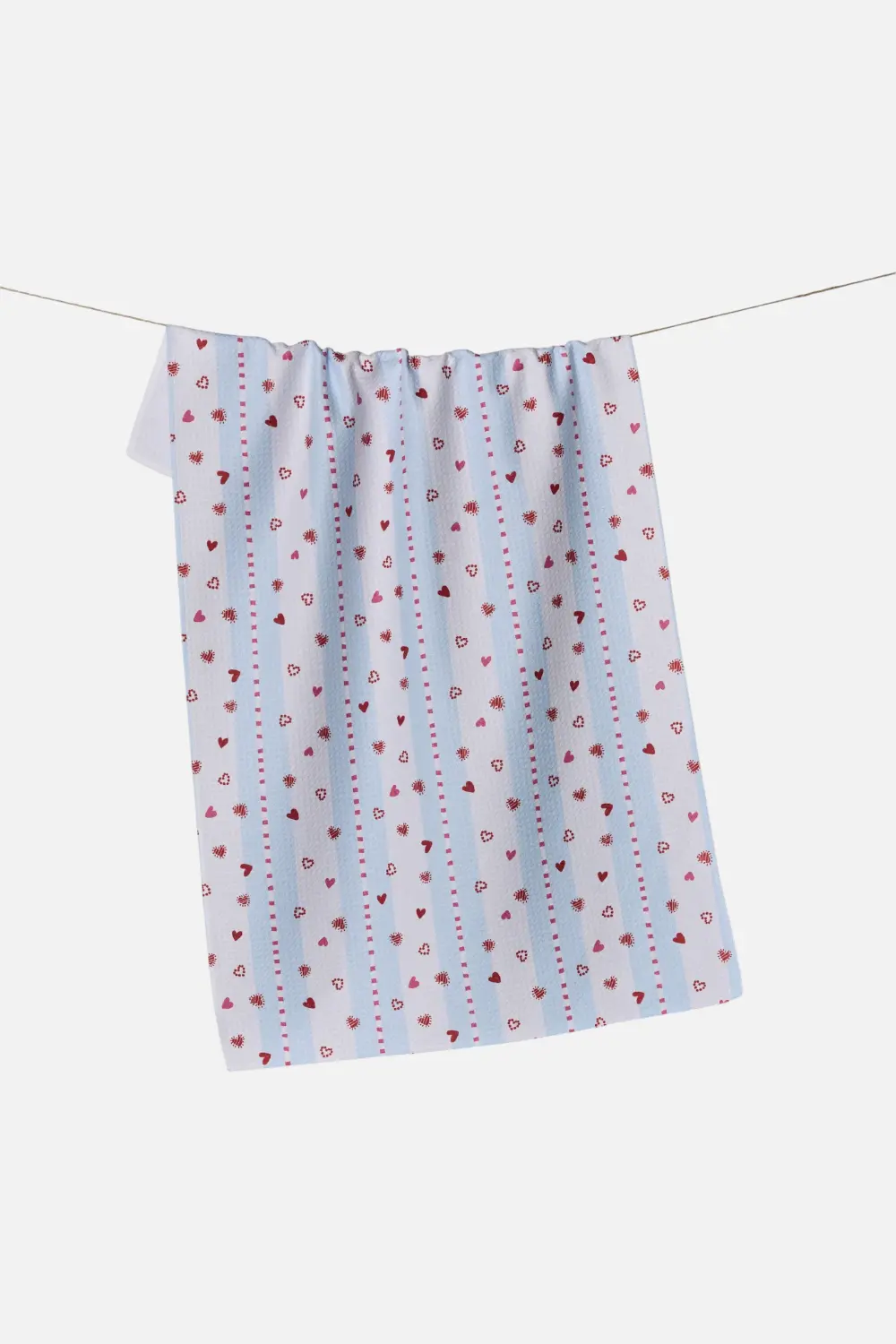 Geometry Towels Love Stripes Tea Towel 1