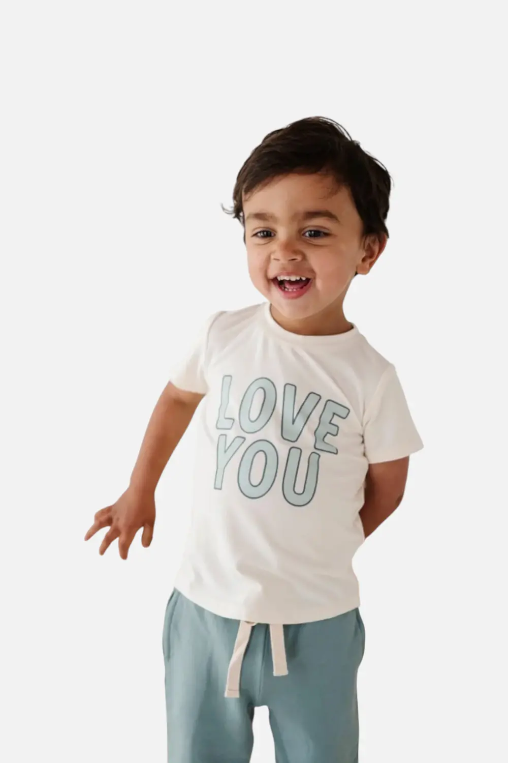 Babysprouts Love You Blue Tee 1
