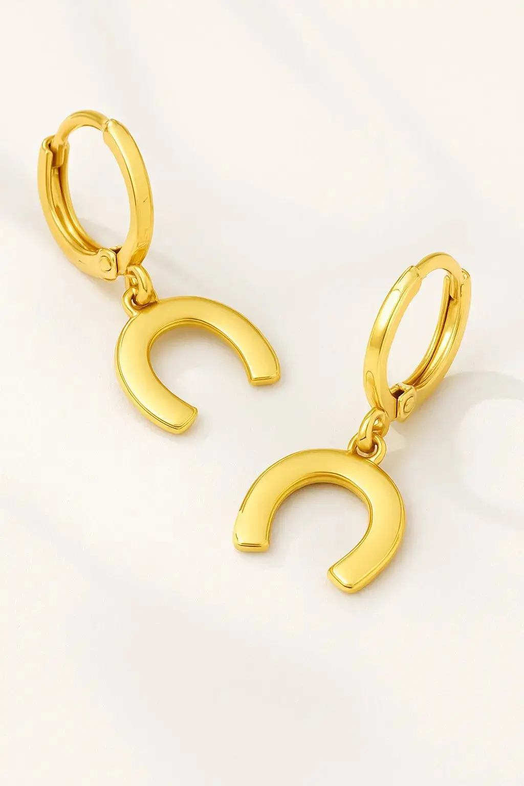 Luckie Huggie Horseshoe Earrings 1