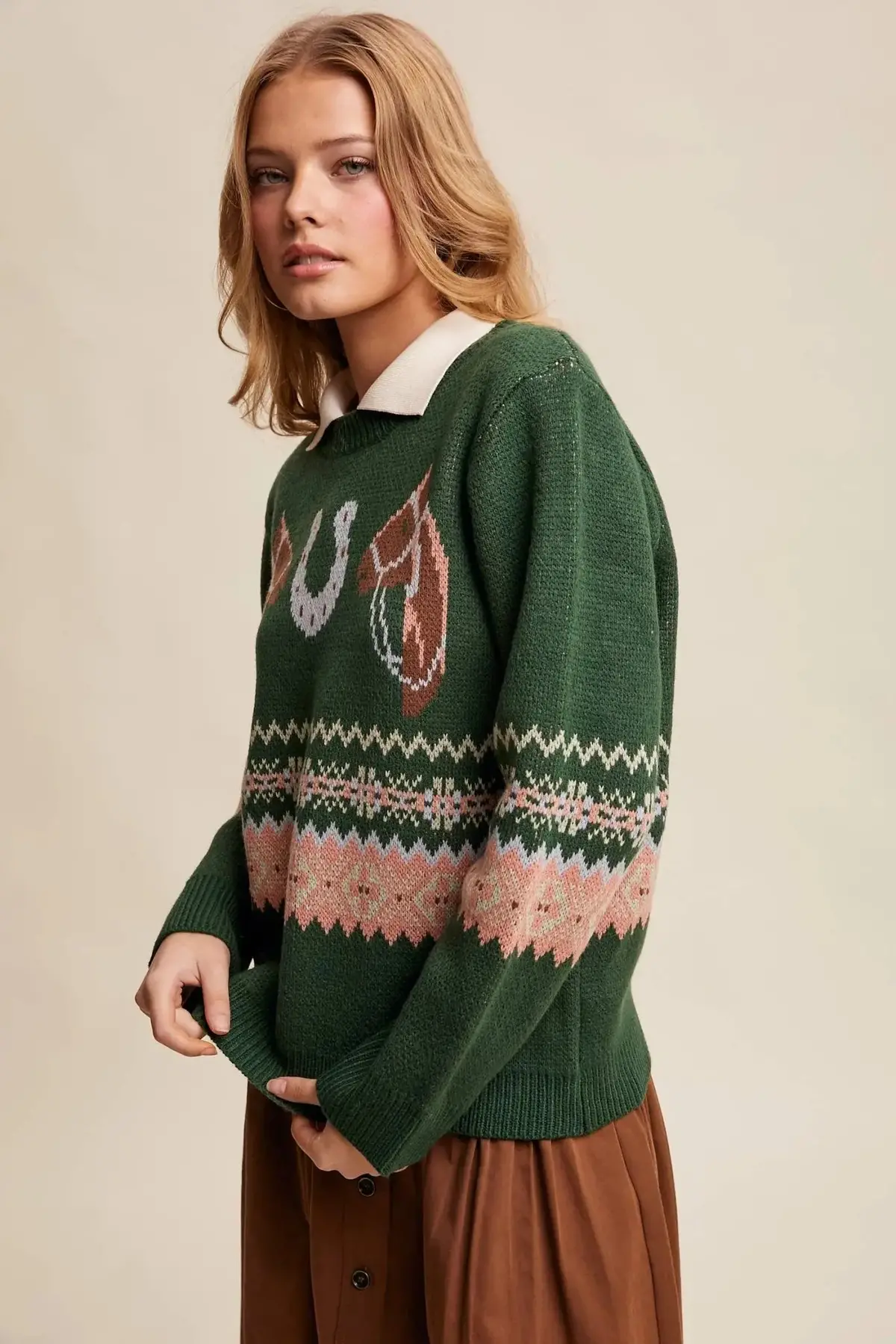 Lucky Charm Horse Sweater 3