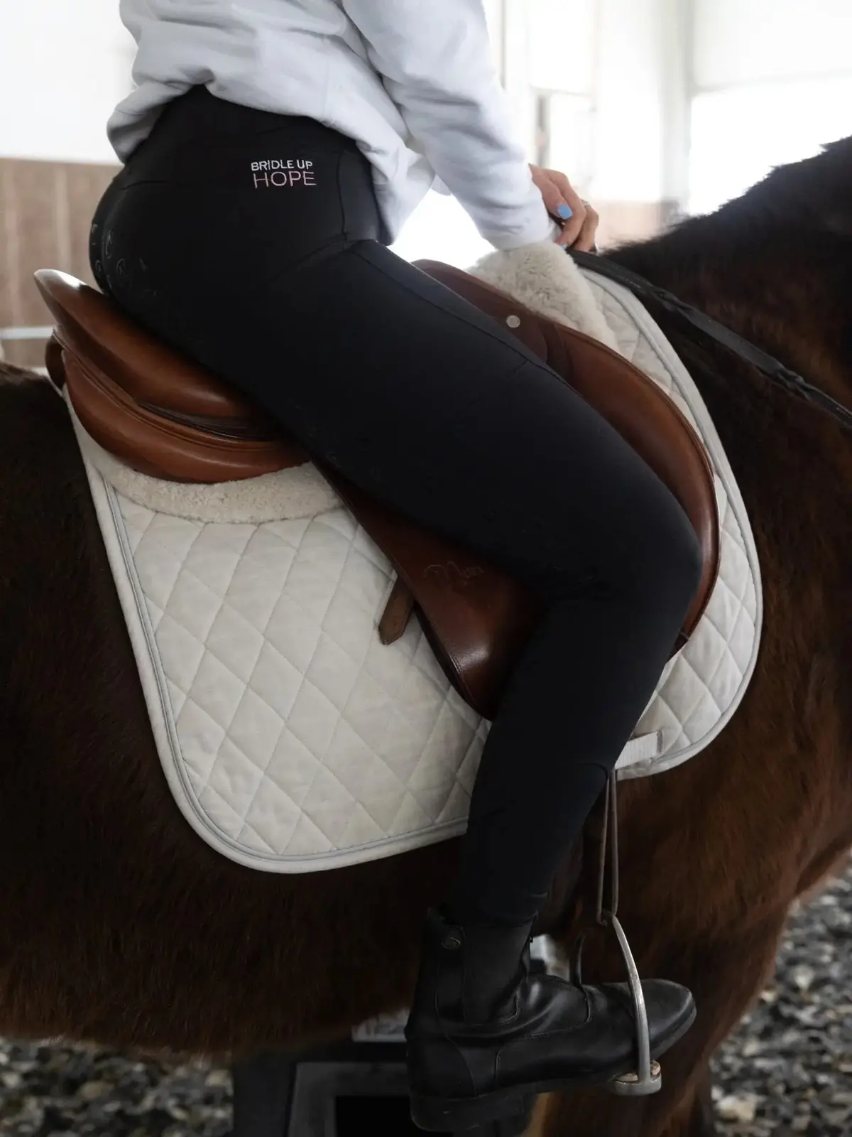 Lucky Horseshoe Riding Leggings 1