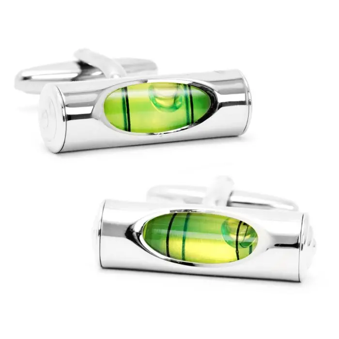 Green Level Cufflinks 1