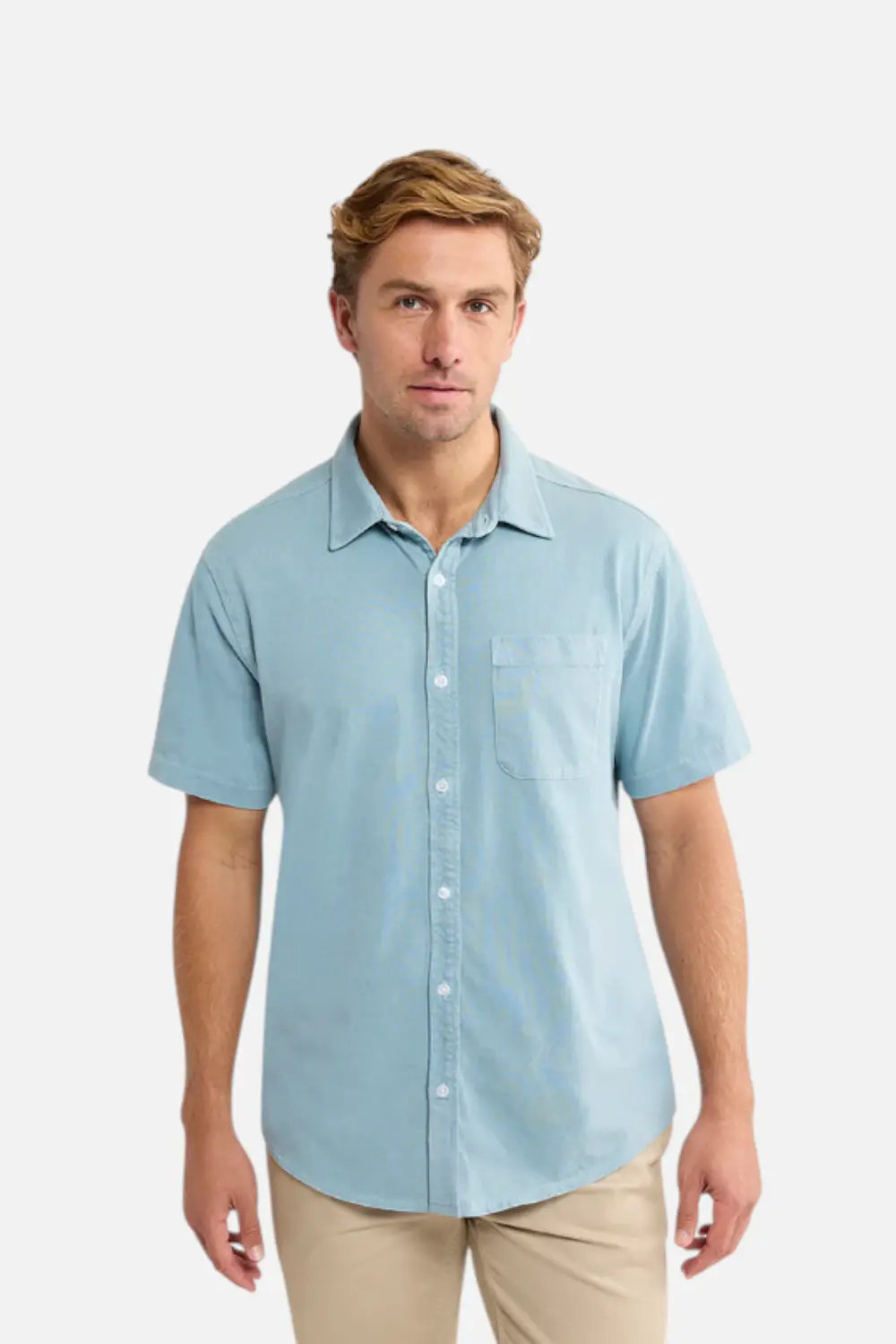 Fair Harbor Saltaire Shirt In Bay Blue 1