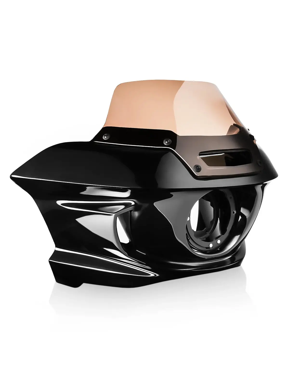 Viking Maverick Motorcycle Fairing For Harley Softail Low Rider S Fxlrs Gloss Black 1