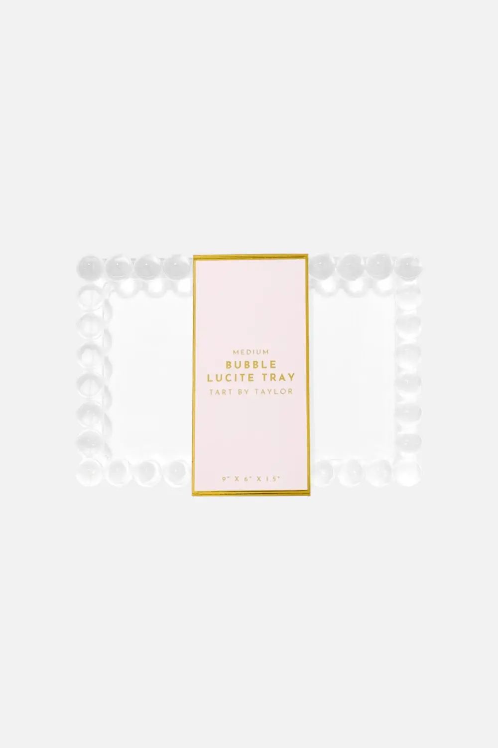 Tart By Taylor Medium Bubble Lucite Tray 1