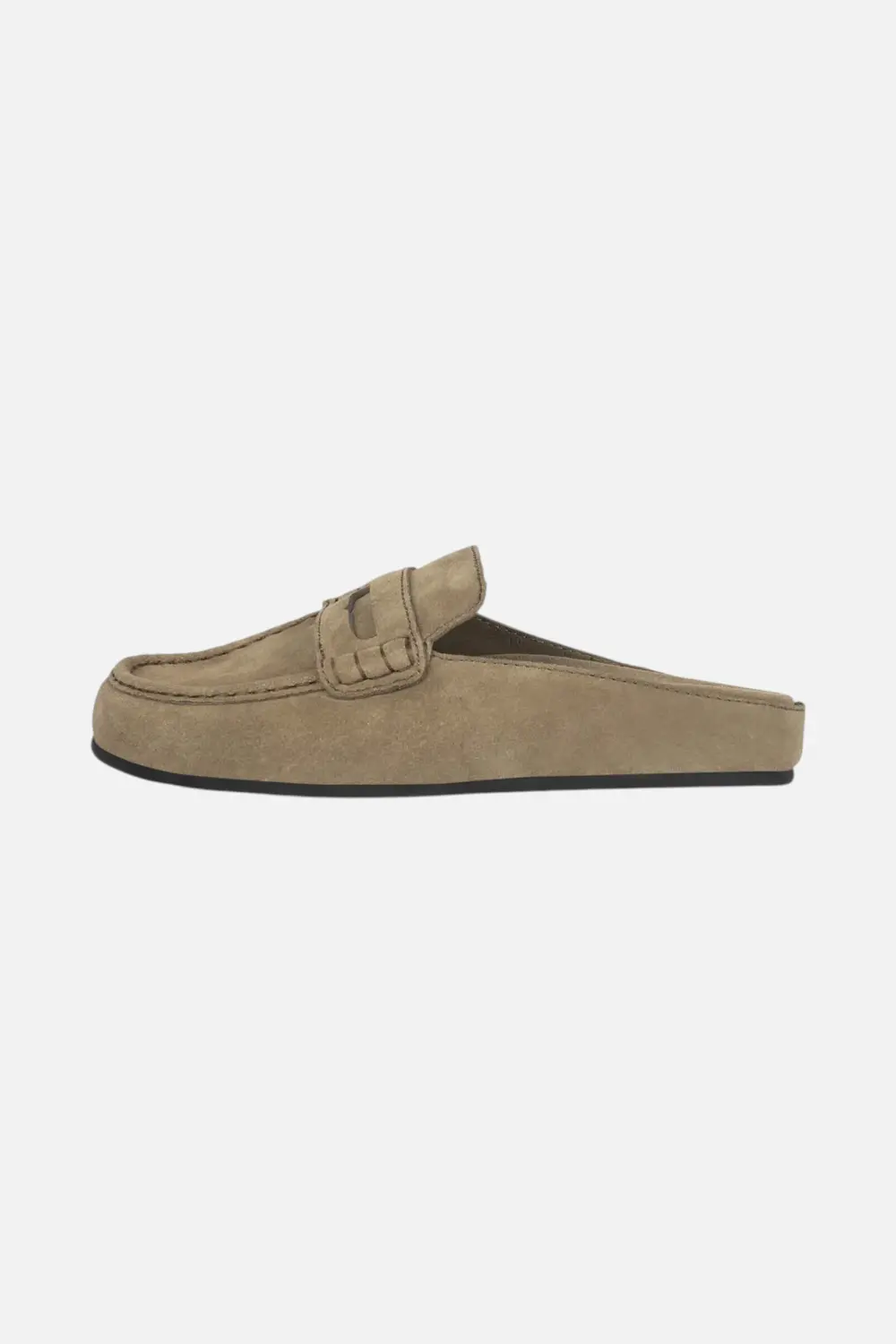 Jeffrey Campbell Women's Miles Loafer In Light Khaki Suede 1