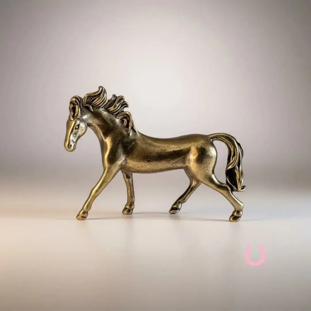 Mini Solid Brass Horse 1