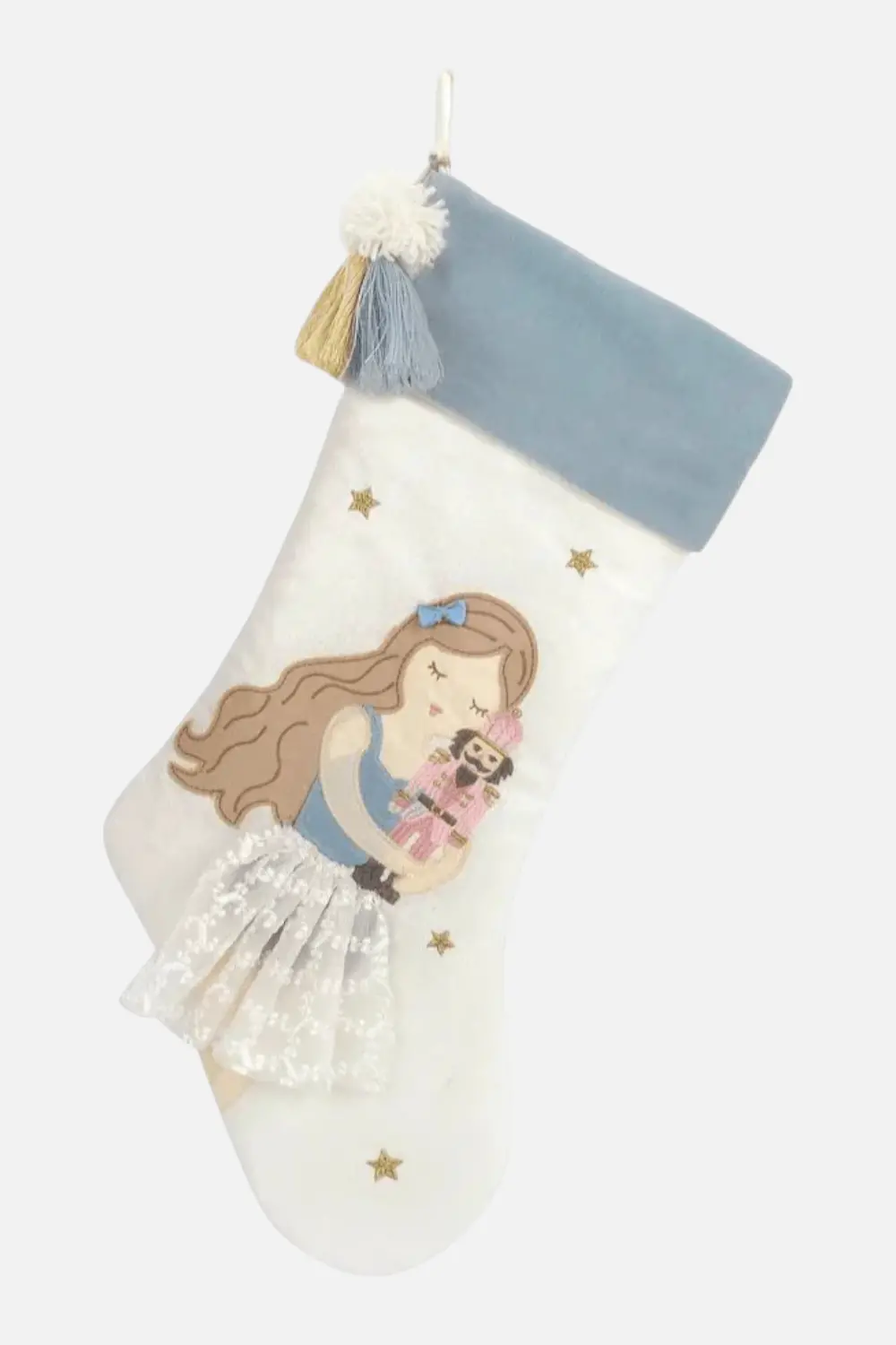 Mon Ami Clara Stocking In Blue 1