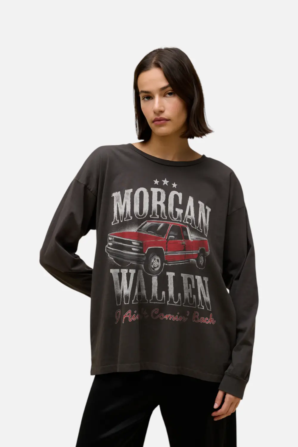 Daydreamer La Women's Morgan Wallen Ain't Coming Back Merch Long Sleeve Tee 1