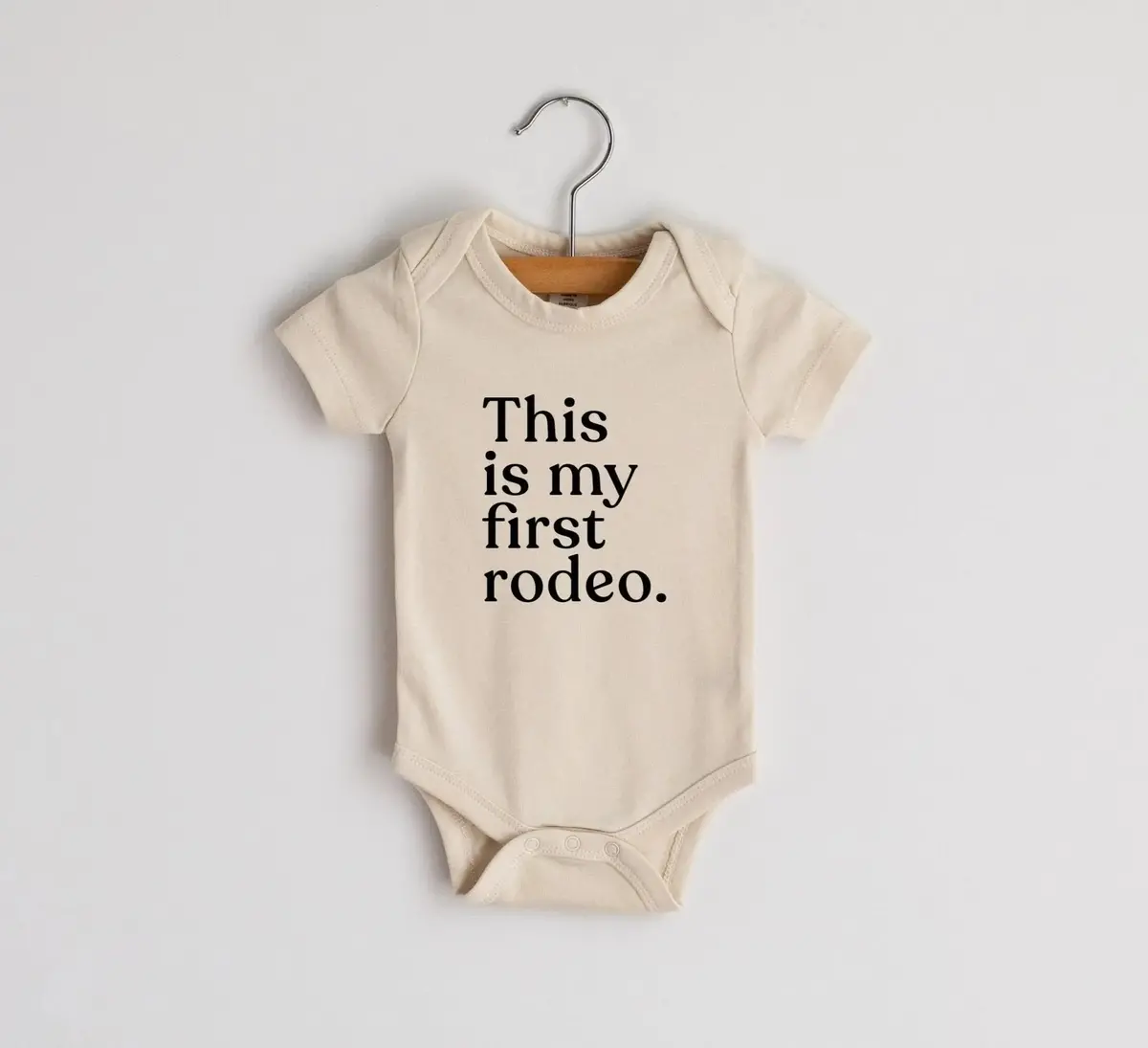 My First Rodeo Organic Onesie 1
