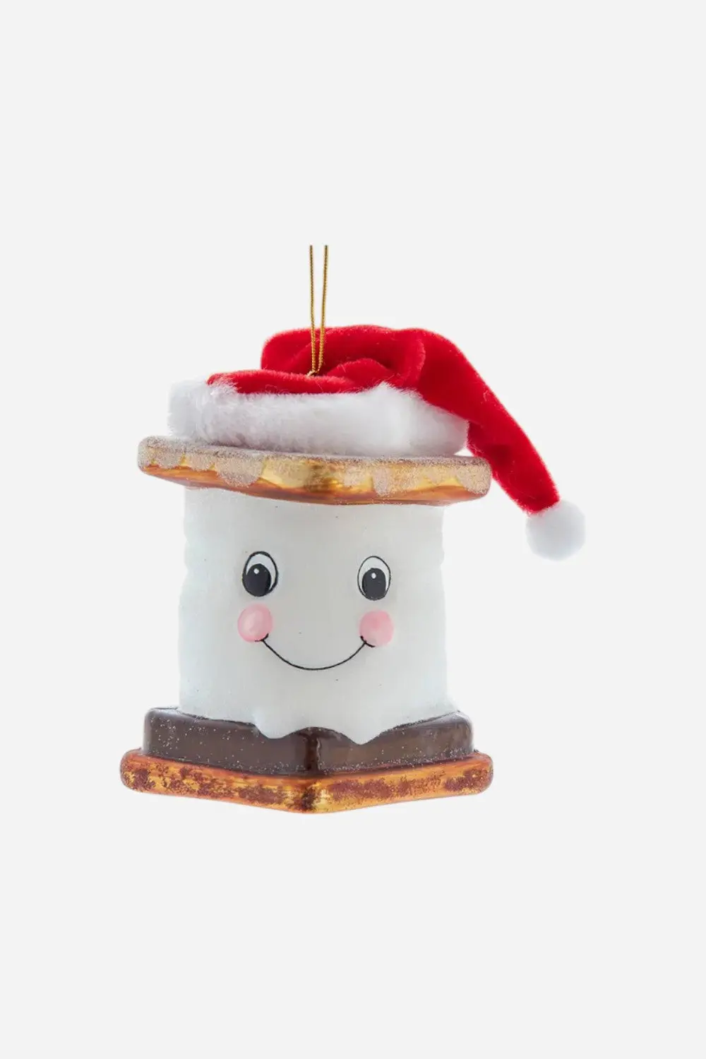 S'mores With Santa Hat Ornament 1