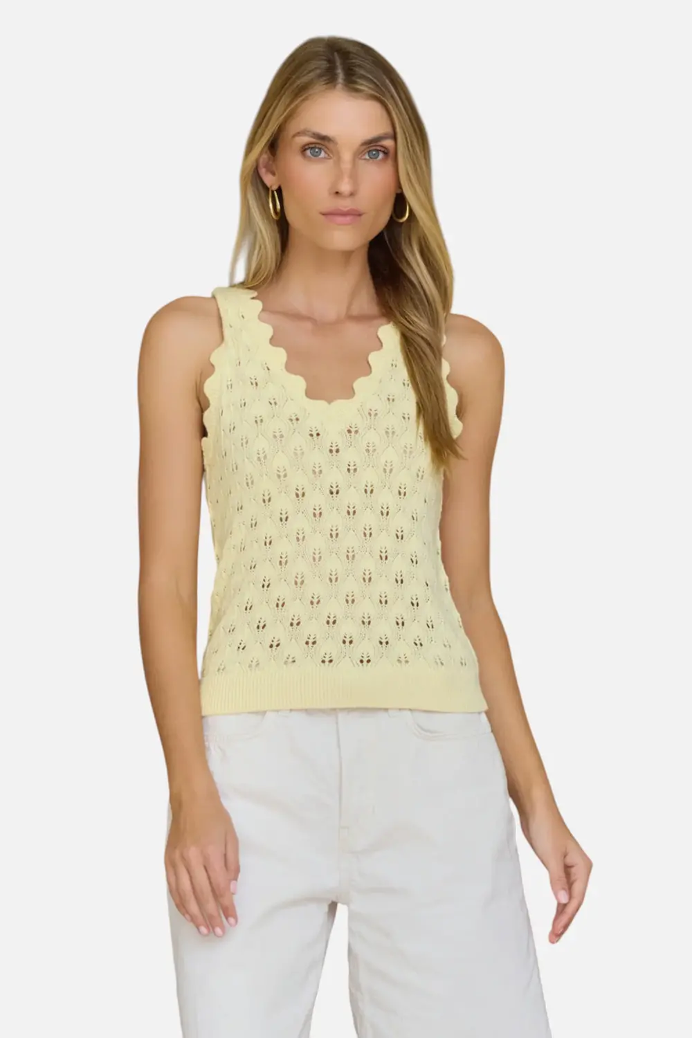 Stitches & Stripes Nina Tank In Butter 1
