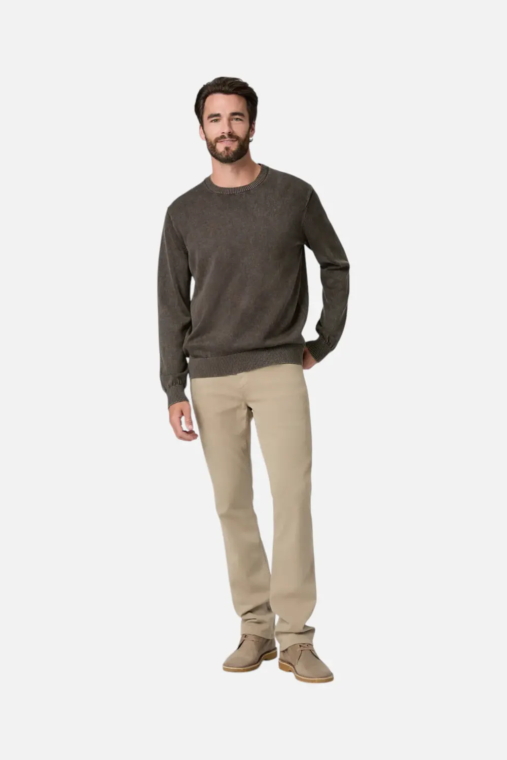 Paige Men's Normandie Pant In Toasted Almond 1