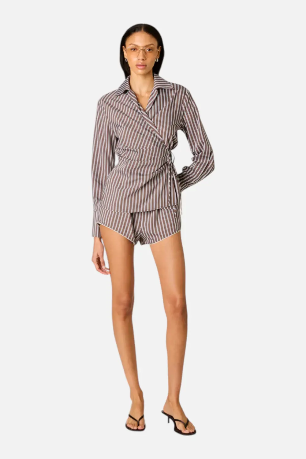 Nia Women's Eliska Shirt In Coffee 1