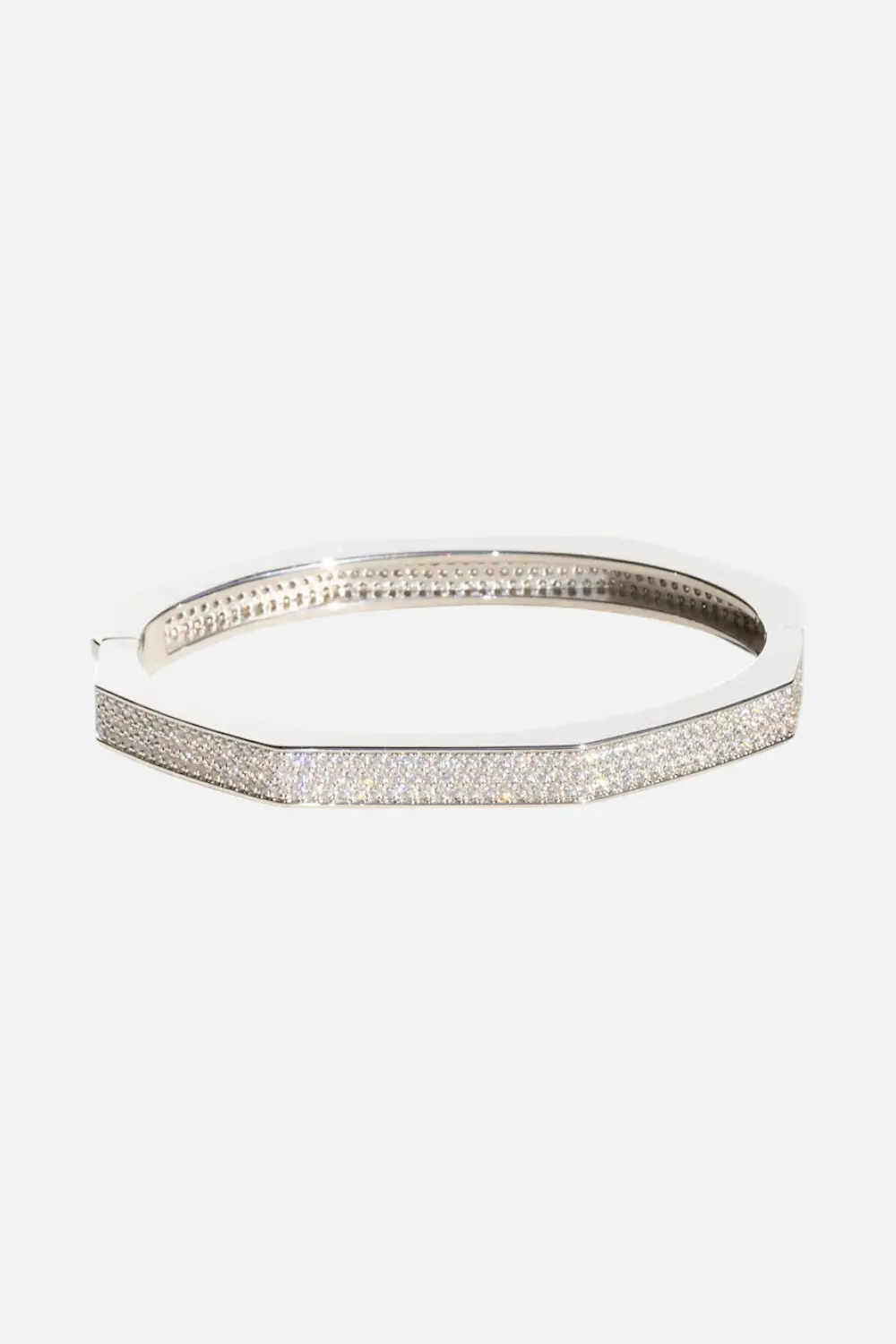 Native Gem Octavia Bangle In Sterling Silver 1
