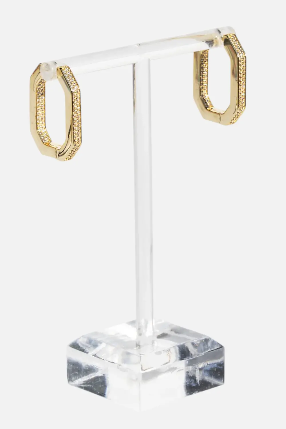 Native Gem Octavia Hoops In 14K Gold 1