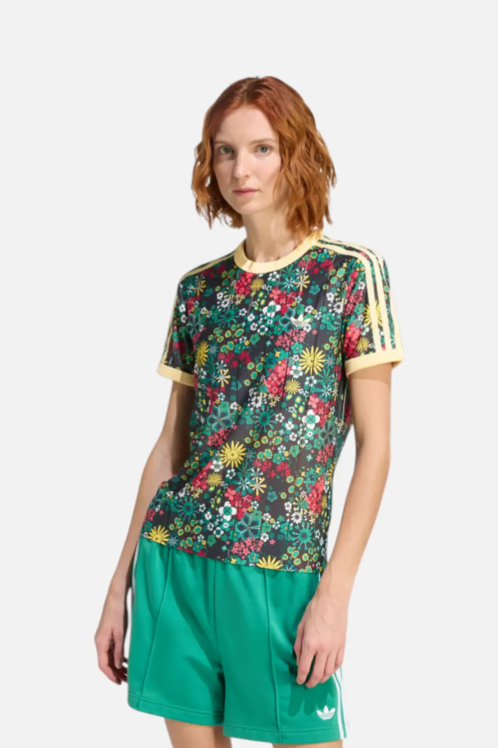 Adidas Women's Original X Liberty London 3-Stripes Tee 1