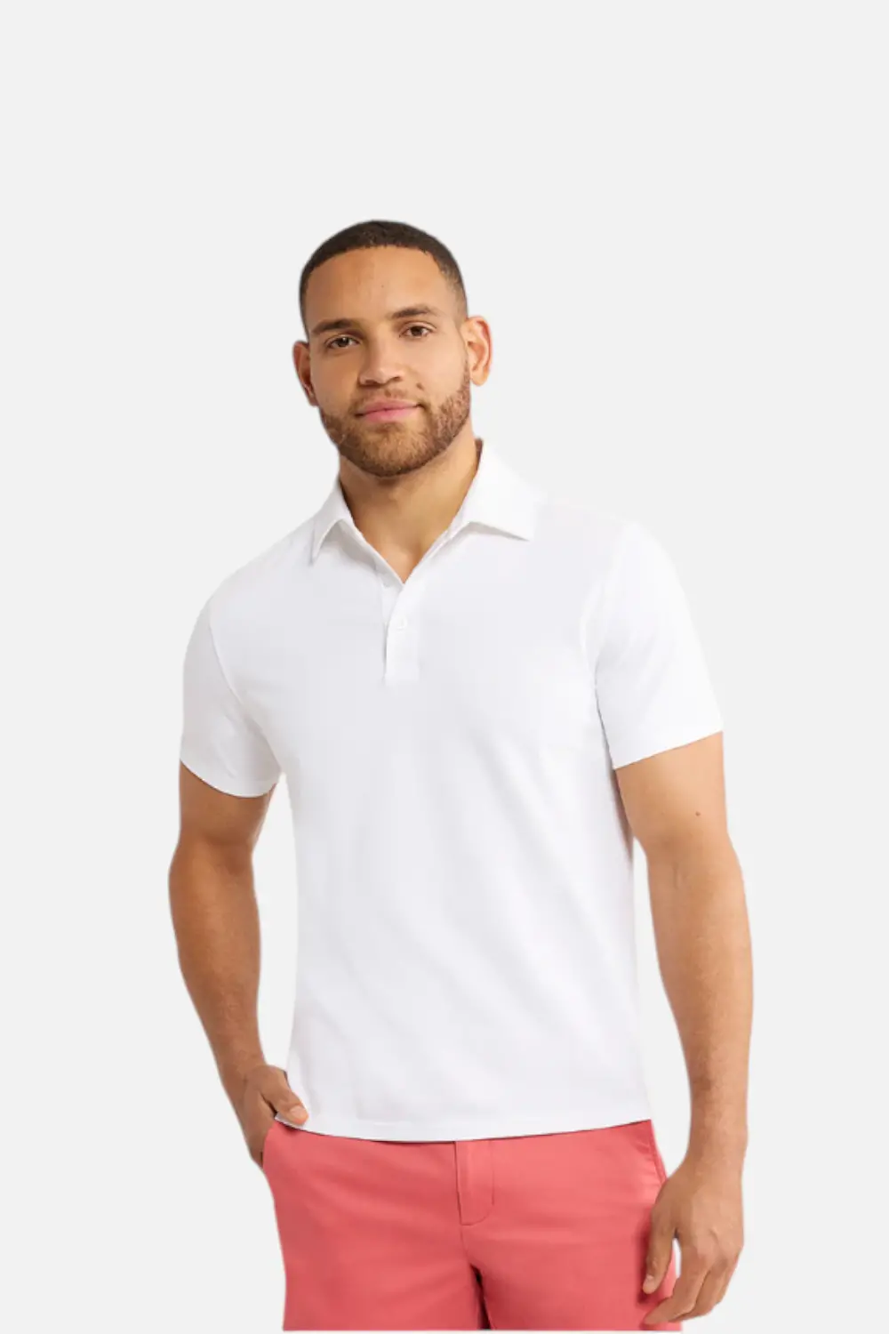 Fair Harbor Pacific Polo In White 1