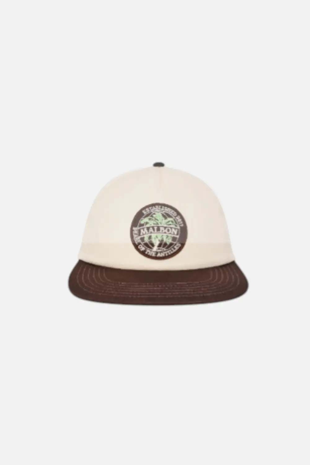 Malbon Golf Palerma Snapback Hat In Cream 1