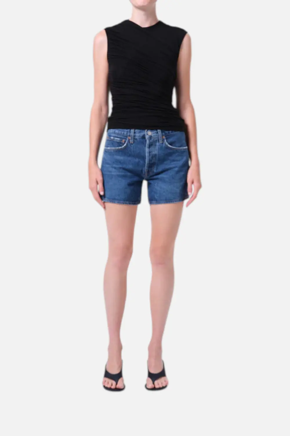 Agolde Women's Parker Long Short In Enamour 1