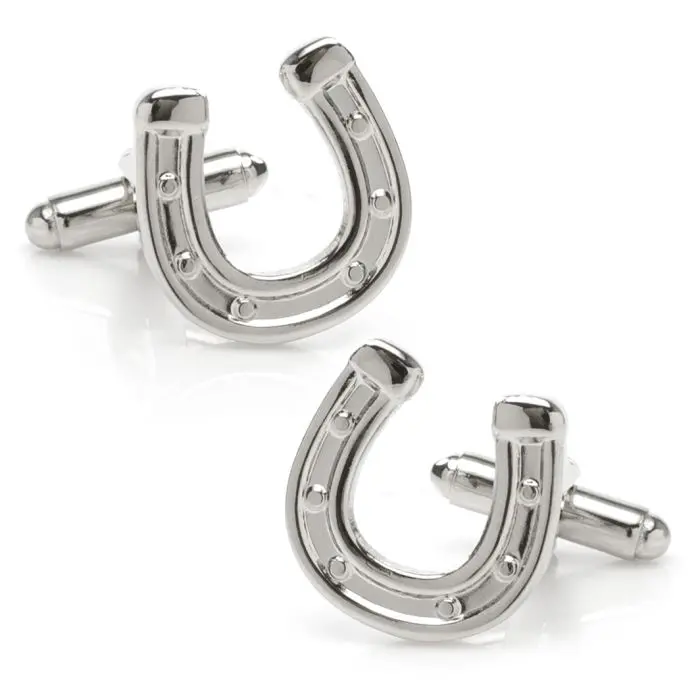Horseshoe Silver Cufflinks 1