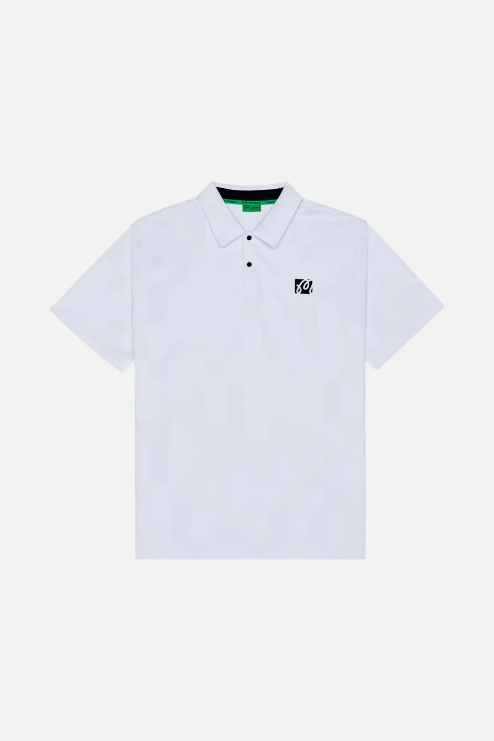 Malbon Golf Men's Performance Mesh Paneled Polo In White 2