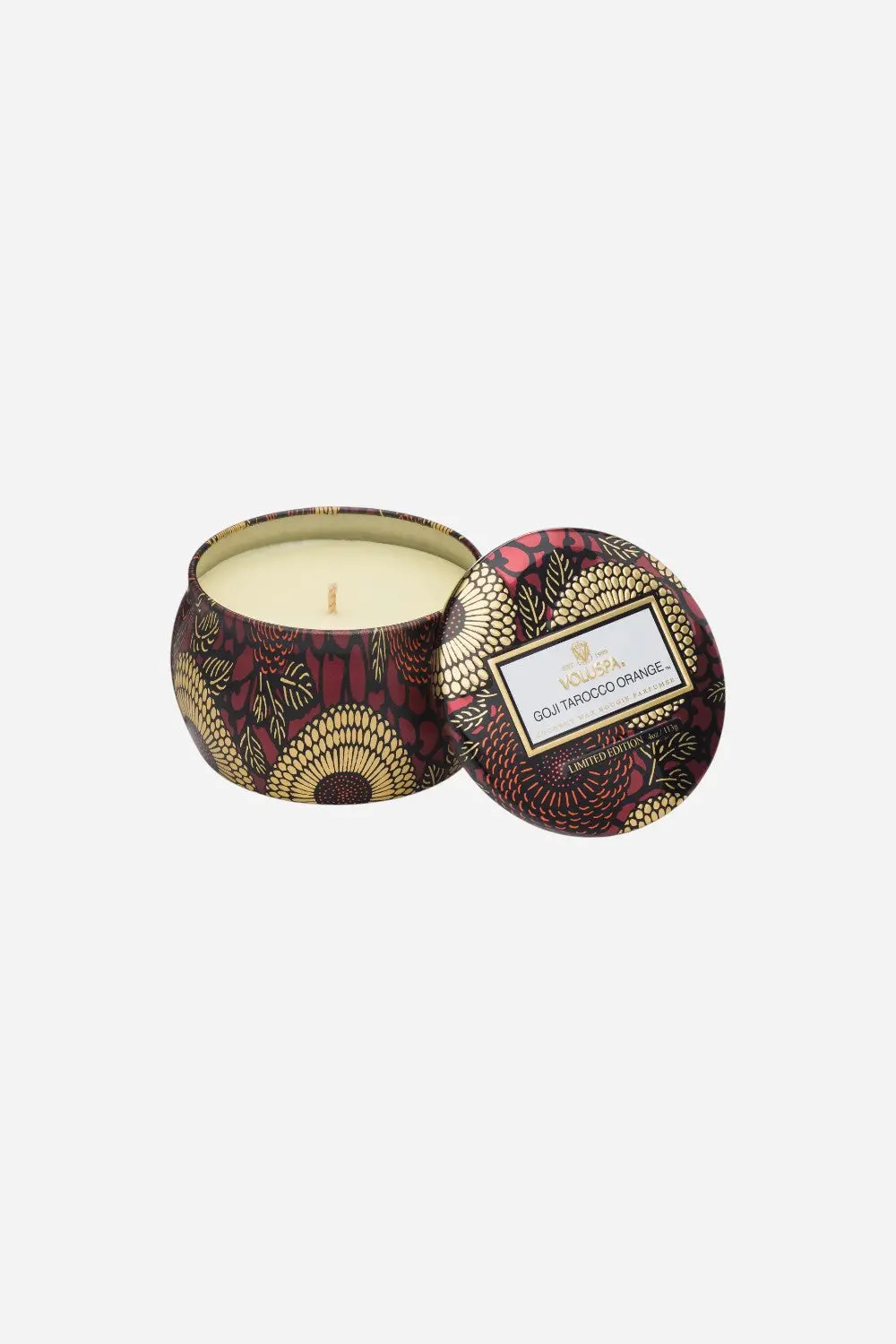 Voluspa Goji Orange Mini Tin Candle 1