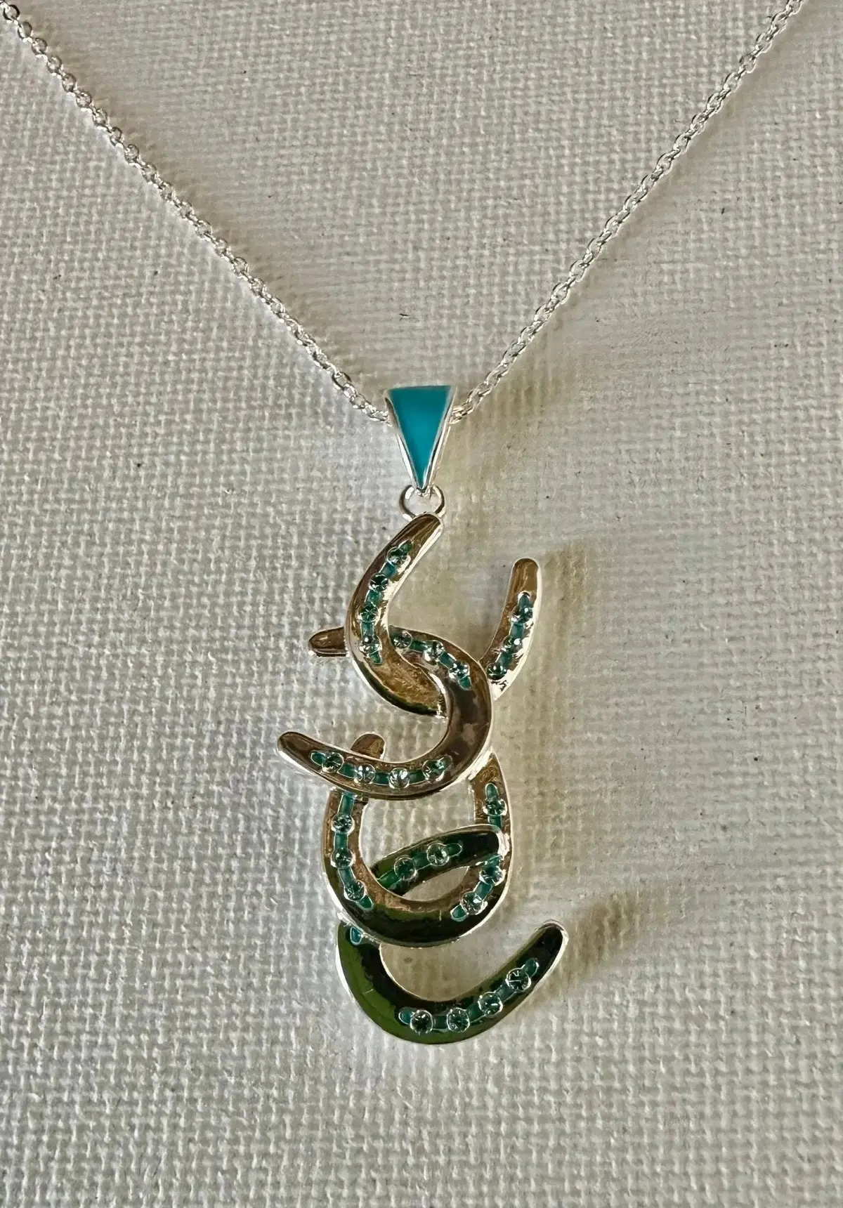 Petite Four Horseshoe Necklace 1