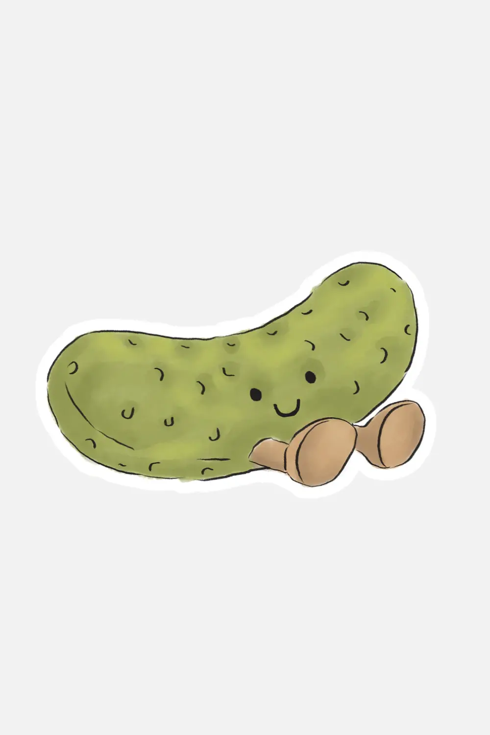 Oats & Honey Jellycat Pickle Amuseables Sticker 1