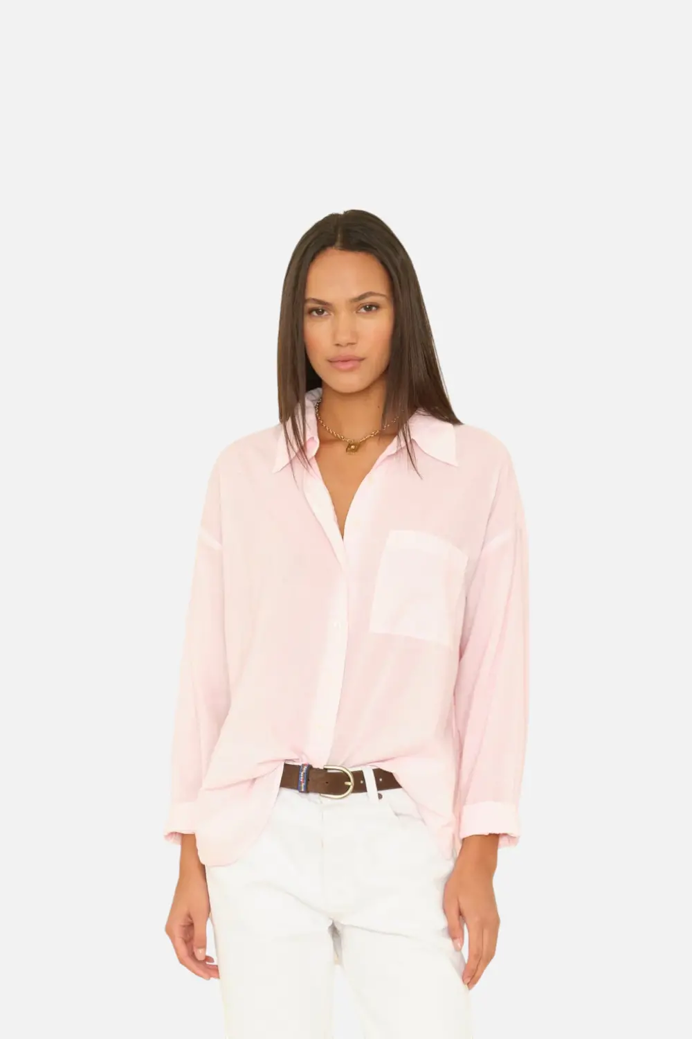 Xirena Sydney Shirt In Pale Rose 1