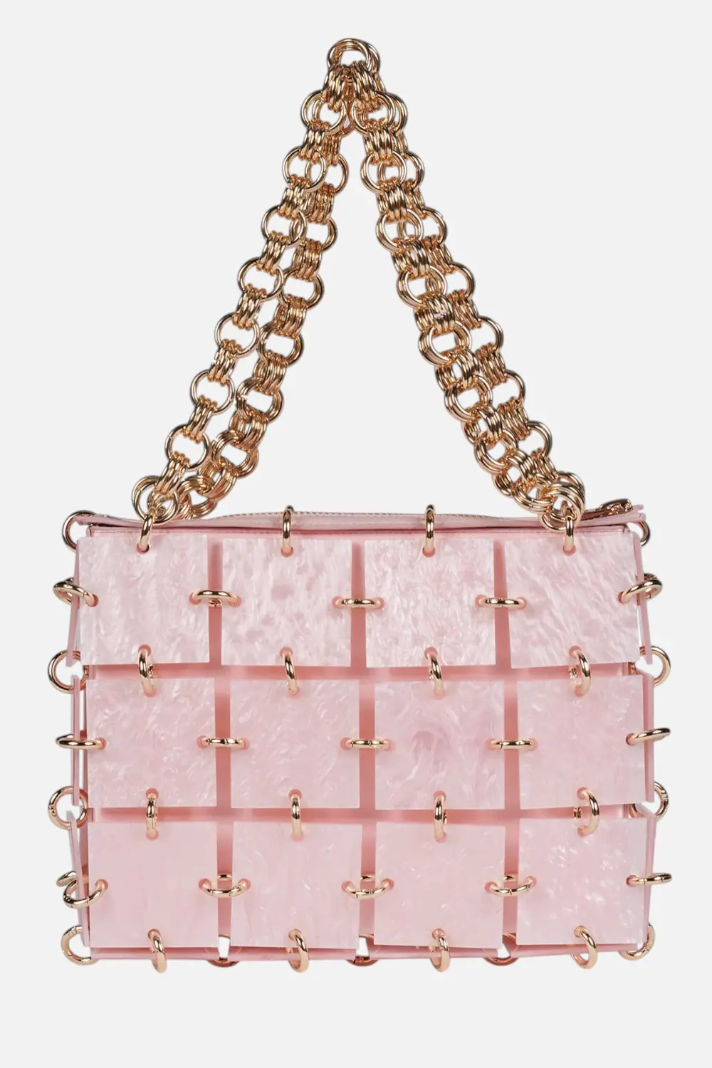 Jeffrey Campbell Les Filles Handbag In Pink Satin Combo 1