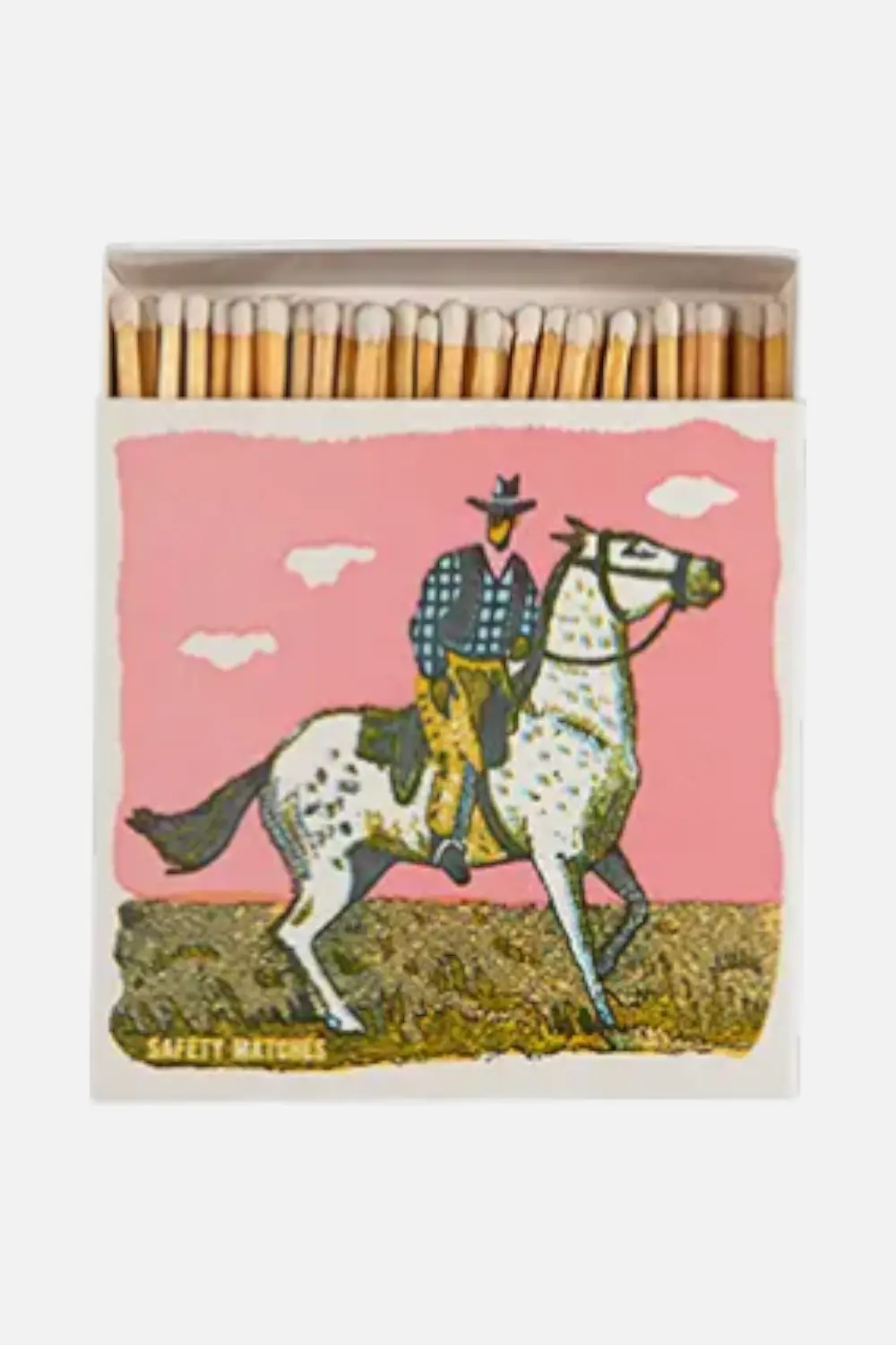 Pink Cowboy Square Matches 1