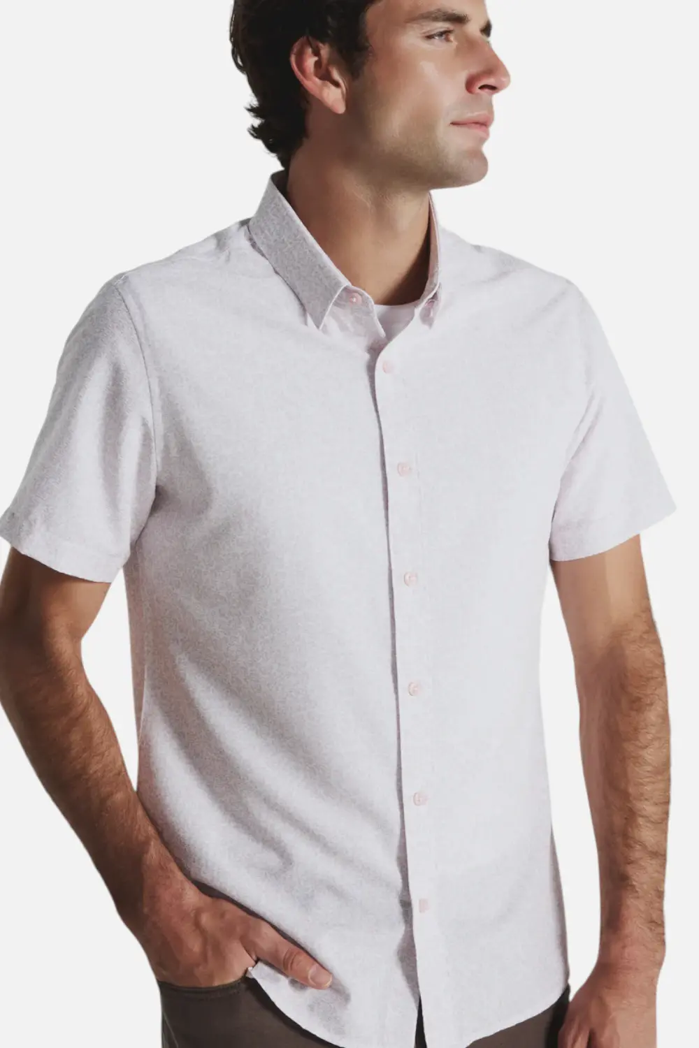 7 Diamonds Olivier Short Sleeve In Rose 1