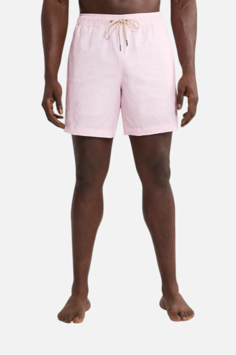 Fair Harbor Bayberry Trunk In Pink Seersucker 1