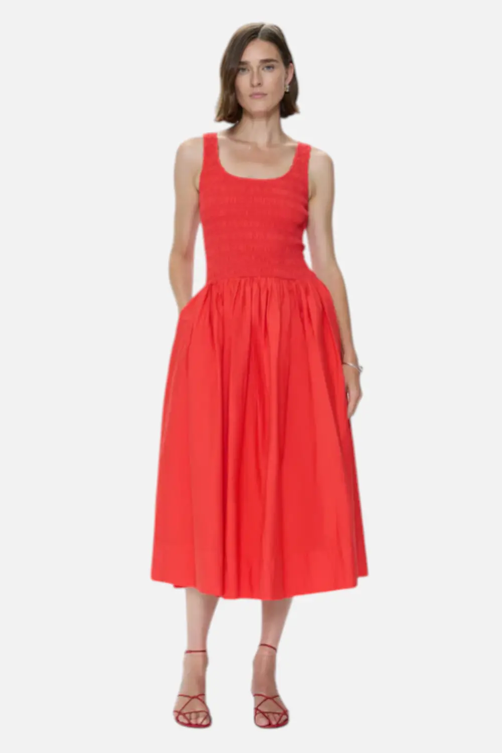 Pistola Alessia Dress In Maraschino 1