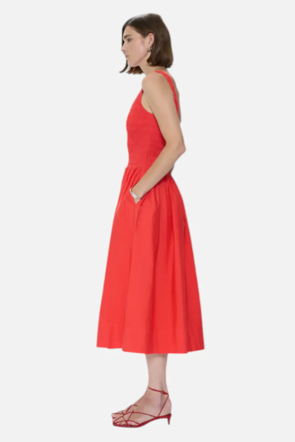 Pistola Alessia Dress In Maraschino 2