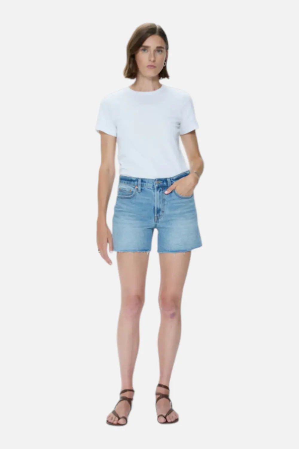 Pistola Kennedy Mid Rise Short In Escape 1