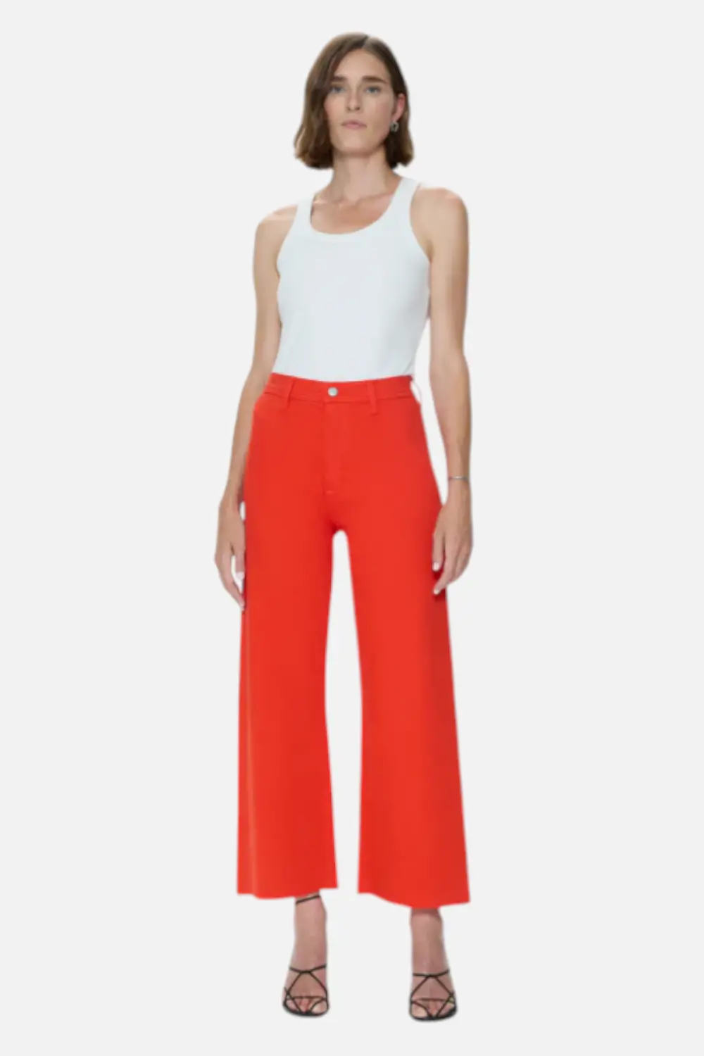 Pistola Penny Crop Jeans In Chili 1