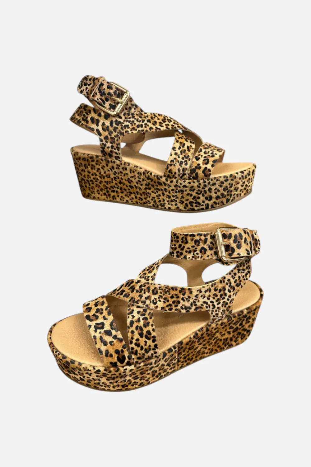 Matisse Pascal Platform Sandal In Tan Leopard 1