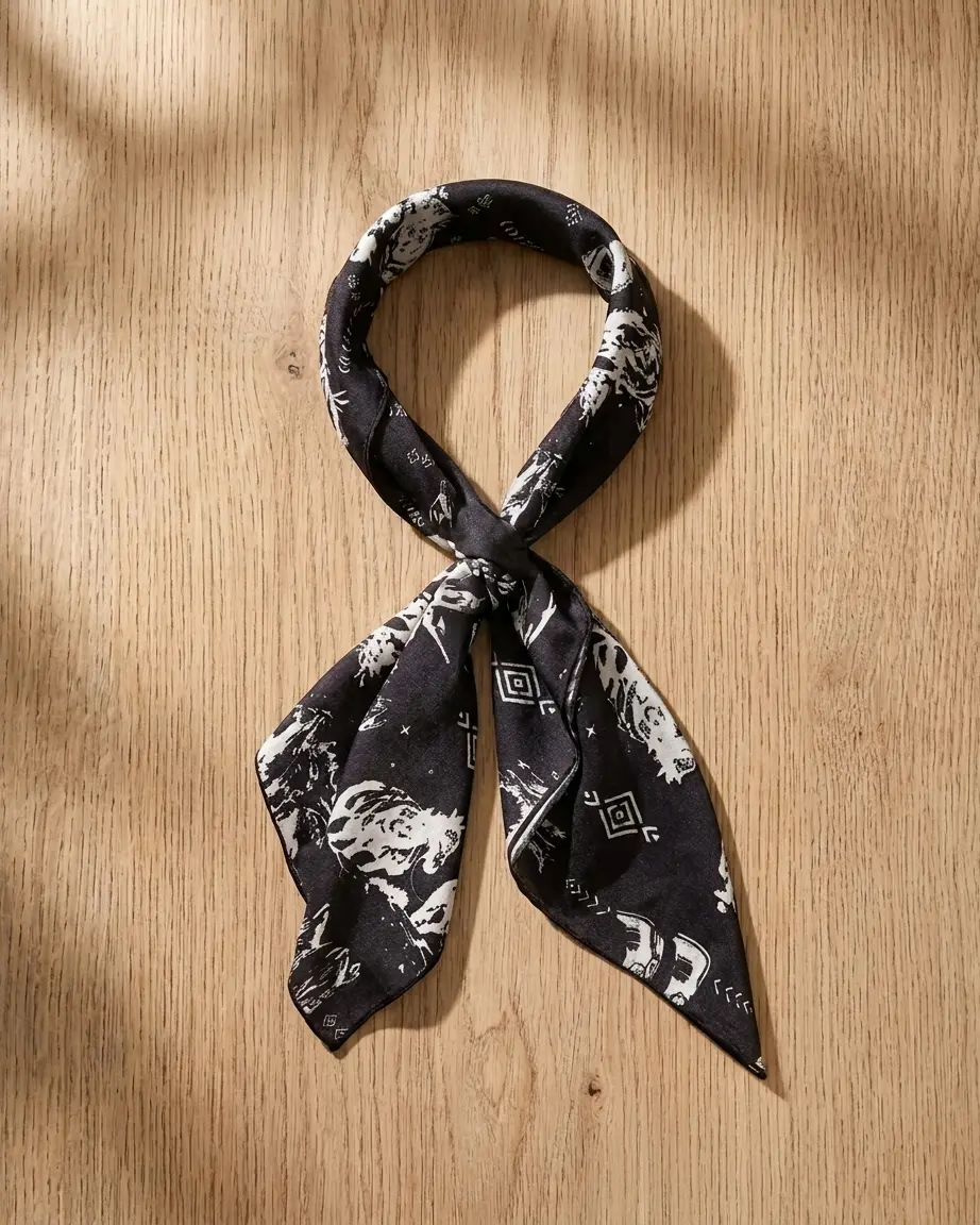 Midnight Ranch Western Scarf 1