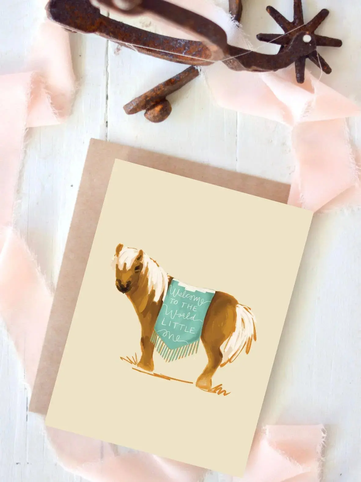 Pony Baby Shower Card 1