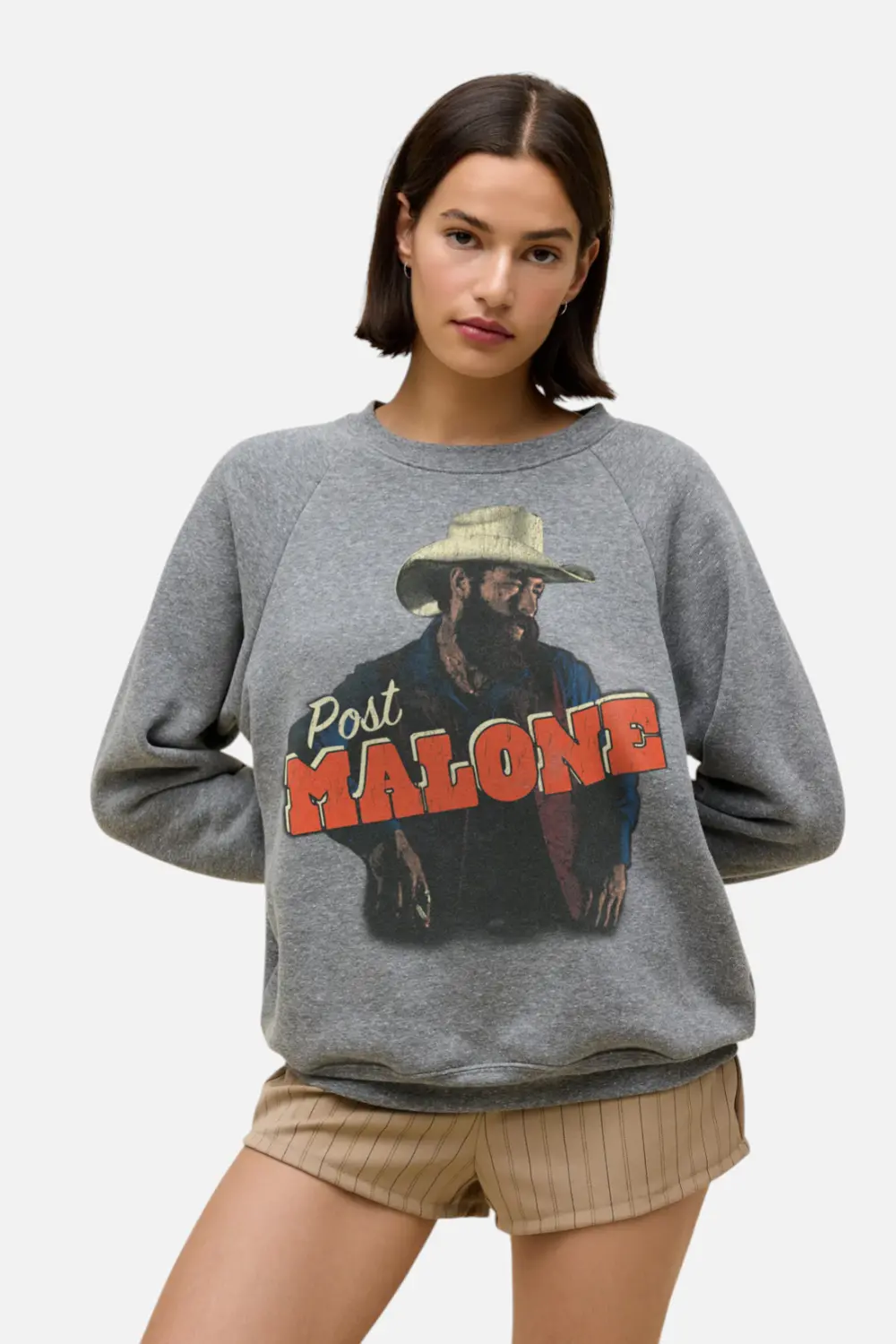 Daydreamer La Post Malone Posty Leanin' Vintage Raglan Sweatshirt 1