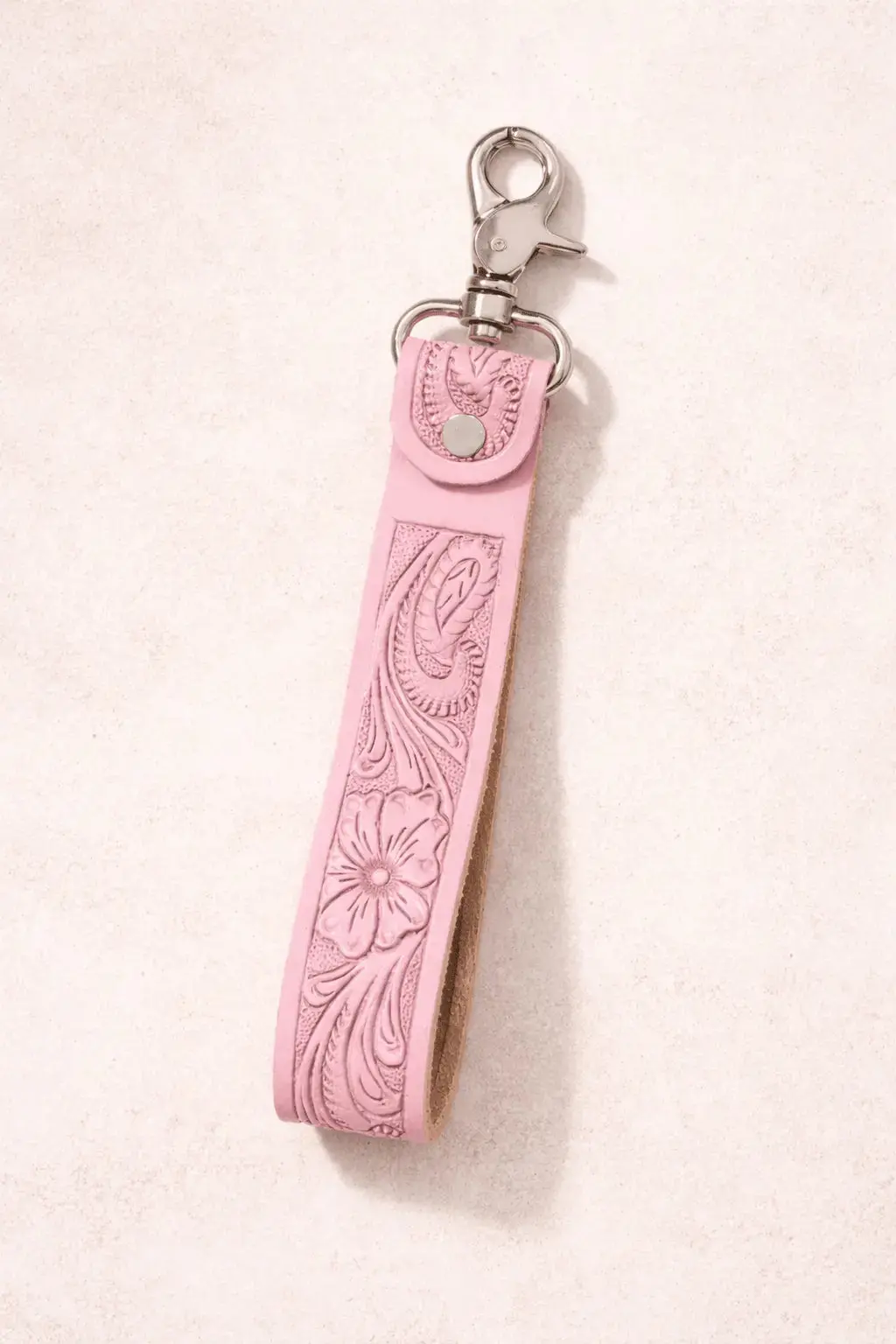Pretty In Pink Cowgirl Keychain 1