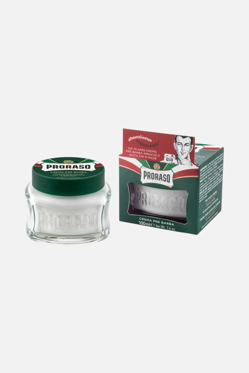 Bigelow Proraso Pre-Shave Cream - Refreshing Formula 1