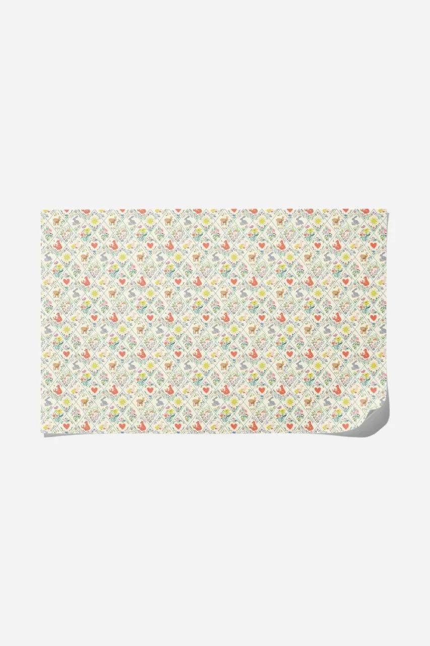 Woodland Critters Baby Wrapping Paper 2