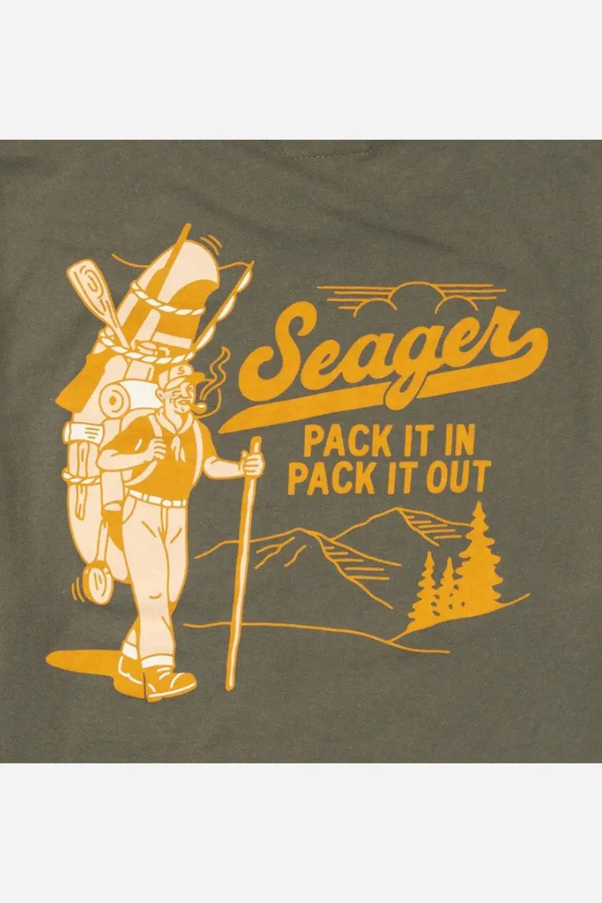 Seager Papaw Tee Army In Green 4