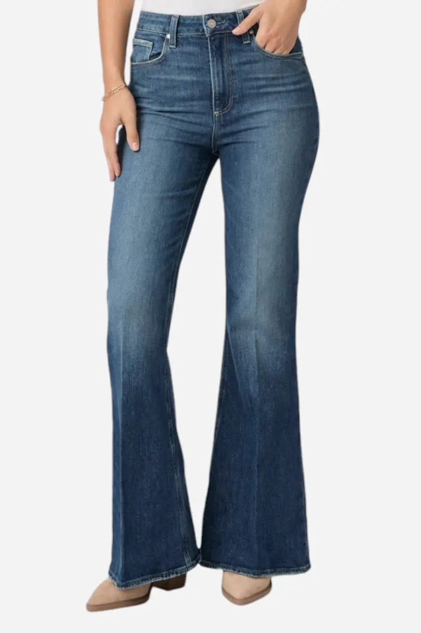 Paige Charlie 32" Flare Jean In Mixtape 1