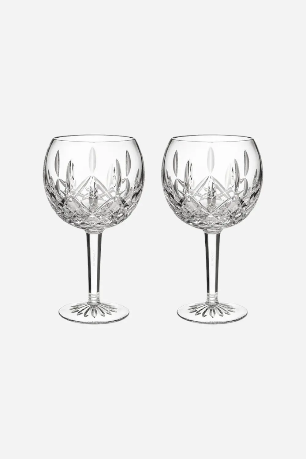 Waterford Lismore Balloon Crystal Wine Glass - Set Of 2 1