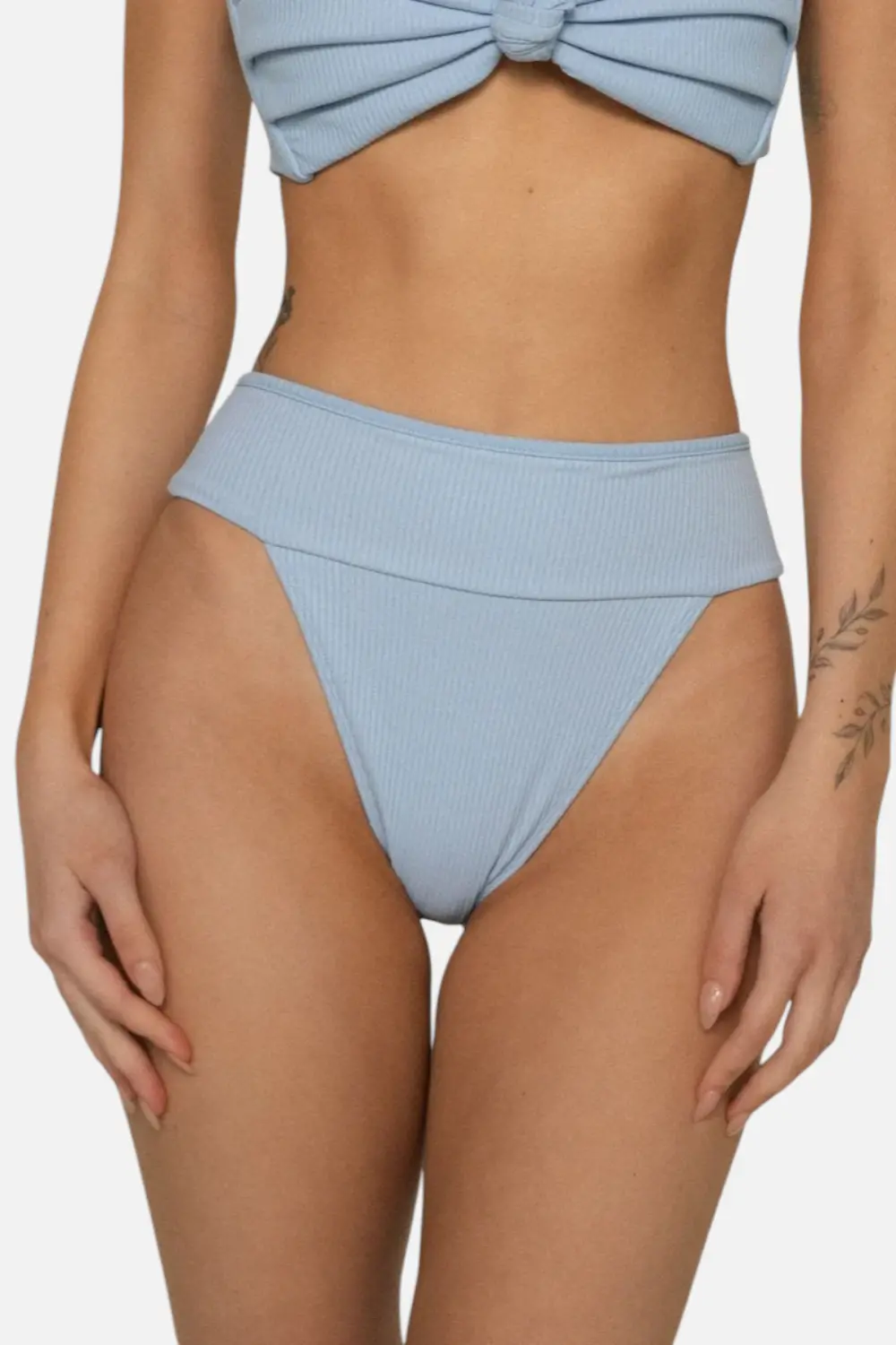 Montce Women's Rib Tamarindo Bikini Bottom In Peri 1