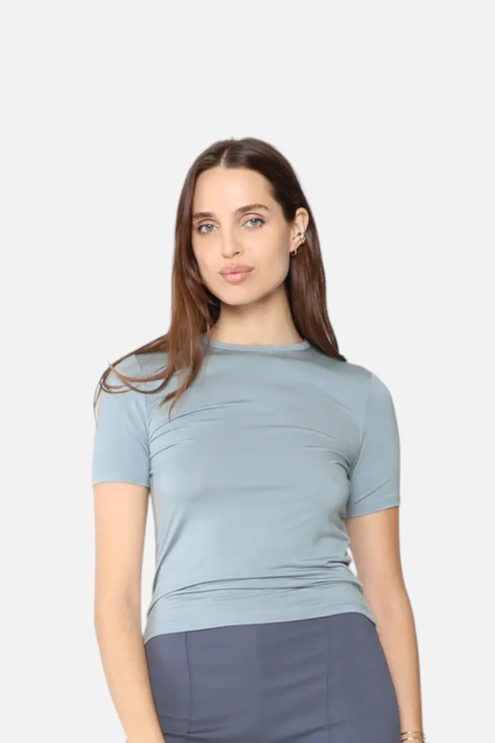 Ripley Raider Fitted T-Shirt In Chambray 1